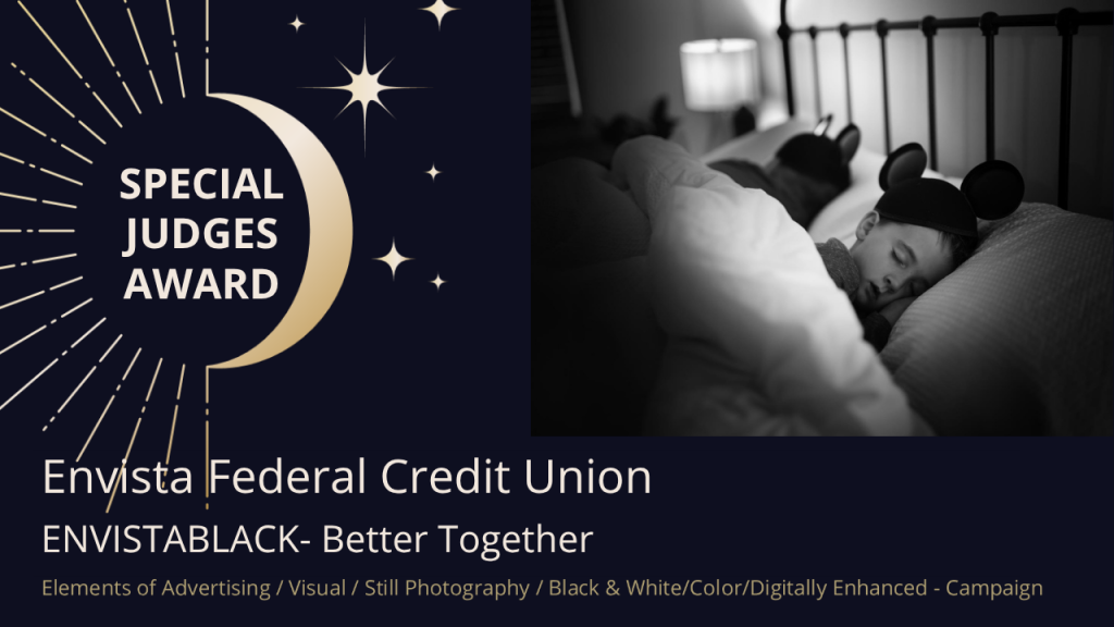Addy's Special Judges Award for Envist Federal Credit Union, Envista Black - Better Together